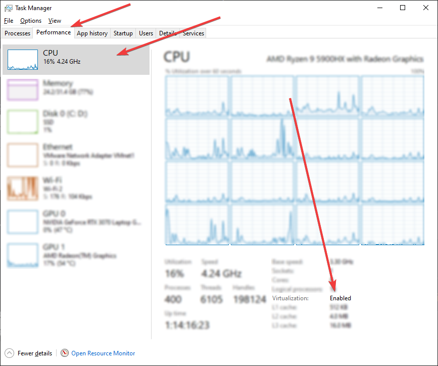 Virtualization Enabled